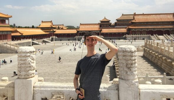 Jeremy Boyle during his trip to Beijing.